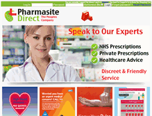 Tablet Screenshot of pharmasitedirect.com